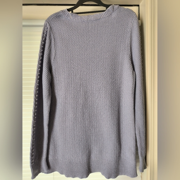 Ann Taylor Loft Women's Lavender Long Sweater Size Medium - Picture 11 of 14